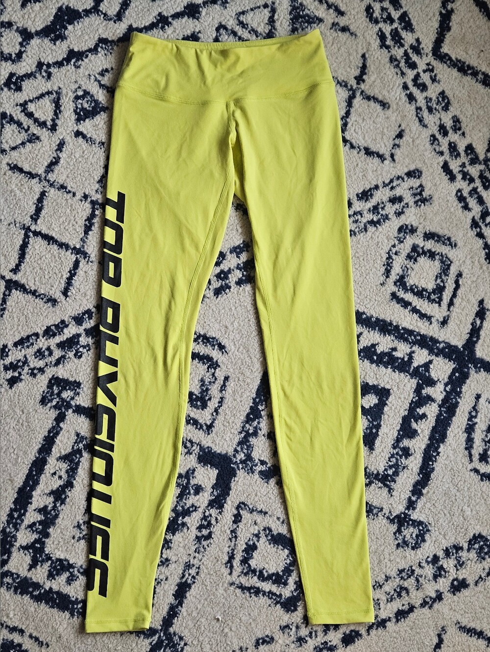 Top Physique Bright Yellow Full Length Leggings